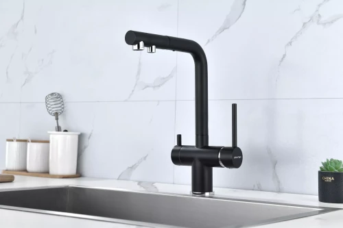 Смеситель SERPENTINE с подключением к фильтру для воды Антрацит