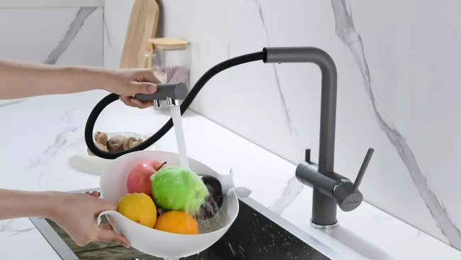 Смеситель SERPENTINE с подключением к фильтру для воды