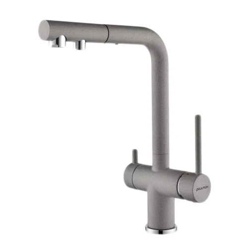 Смеситель SERPENTINE с подключением к фильтру для воды Серый GR