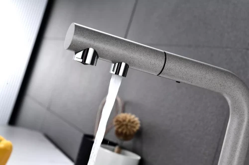 Смеситель SERPENTINE с подключением к фильтру для воды Серый GR