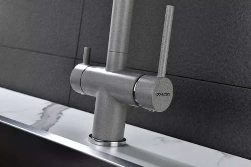 Смеситель SERPENTINE с подключением к фильтру для воды Серый GR