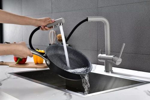 Смеситель SERPENTINE с подключением к фильтру для воды Графит DG