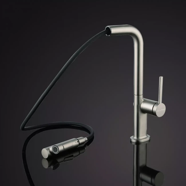 Смеситель Paulmark Neo латунный с поворотным изливом