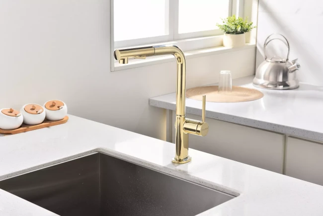 Смеситель Paulmark Neo латунный с поворотным изливом