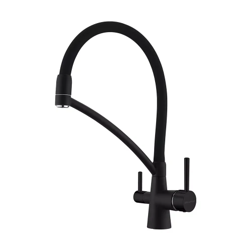 Смеситель Paulmark Siegen однорычажный с гибким шлангом Антрацит