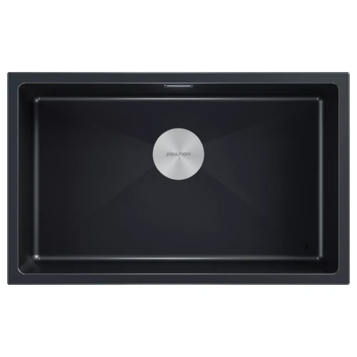 Кухонная мойка LUMI 74 UNI прямоугольная черный