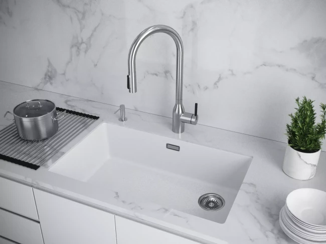 Кухонная мойка LUMI 74 UNI прямоугольная