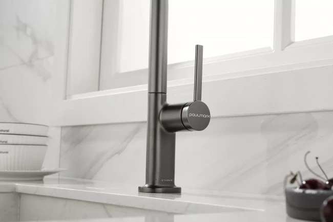 Смеситель Paulmark Neo латунный с поворотным изливом