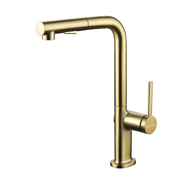 Смеситель Paulmark Neo латунный с поворотным изливом