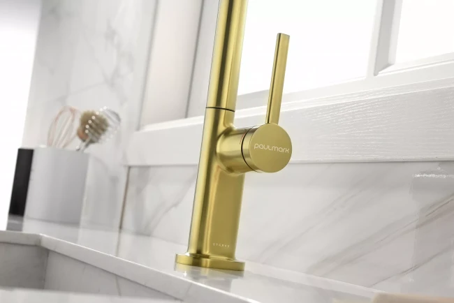 Смеситель Paulmark Neo латунный с поворотным изливом
