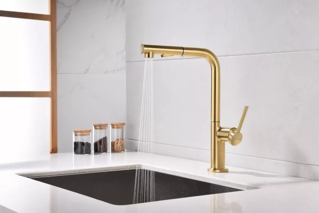 Смеситель Paulmark Neo латунный с поворотным изливом