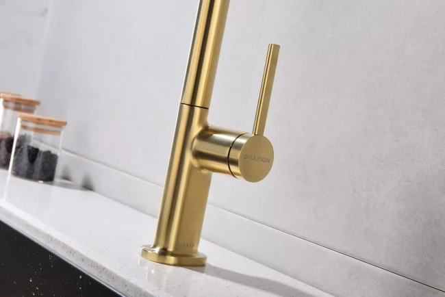 Смеситель Paulmark Neo латунный с поворотным изливом