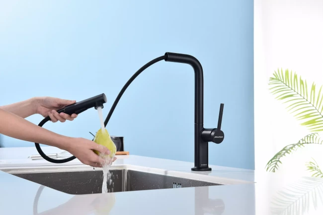 Смеситель Paulmark Neo латунный с поворотным изливом