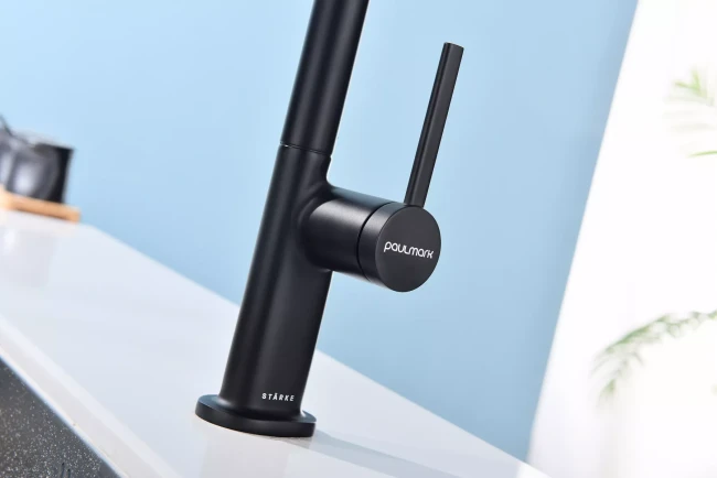 Смеситель Paulmark Neo латунный с поворотным изливом