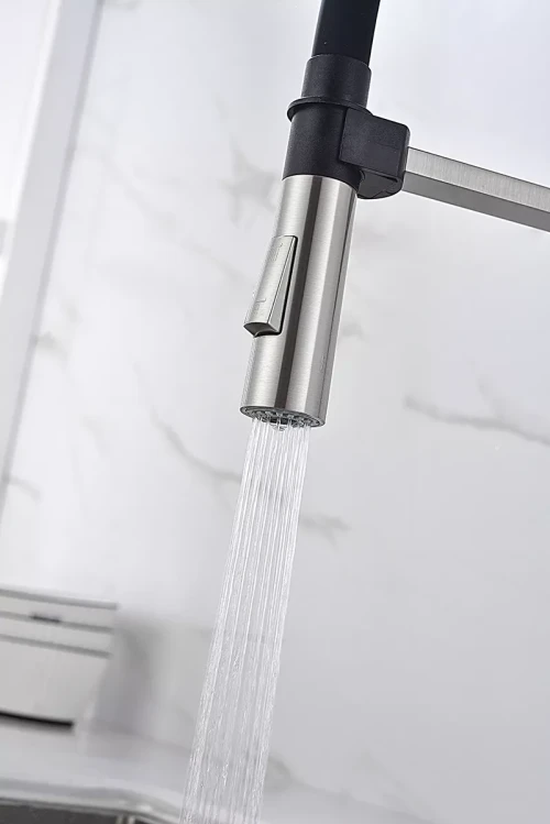 Смеситель Paulmark Halt поворотный Брашированная сталь