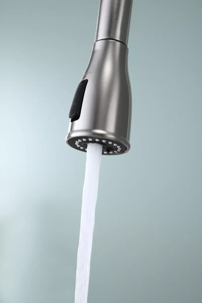 Смеситель латунный LANGE с подключением к фильтру для воды с выдвижной лейкой