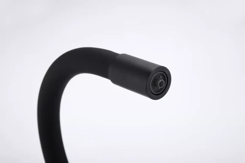 Смеситель Paulmark Salix с гибким изливом Антрацит