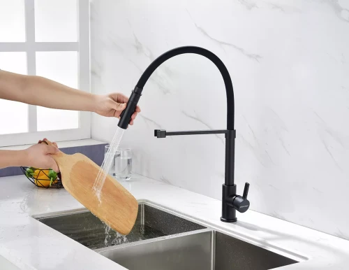 Смеситель Paulmark Halt поворотный Антрацит