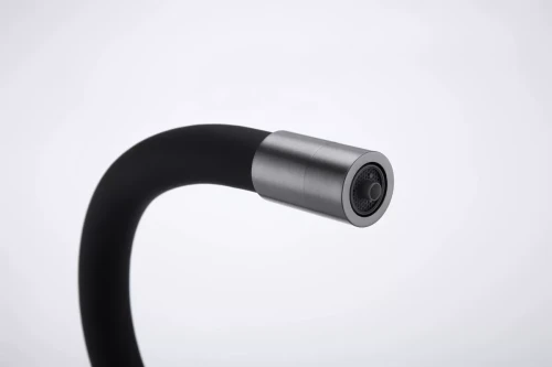 Смеситель Paulmark Salix с гибким изливом Вороненая сталь GM