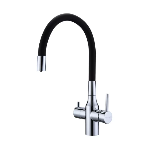 Смеситель Paulmark Salix с гибким изливом Хром CR