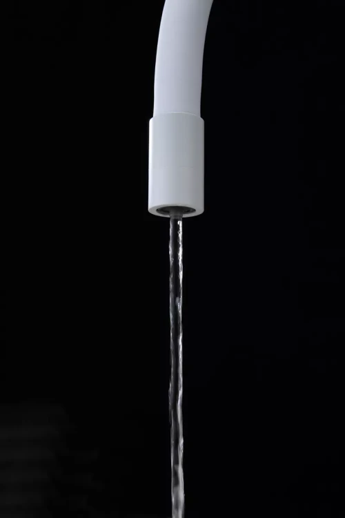 Смеситель Paulmark Salix с гибким изливом Белый матовый WH