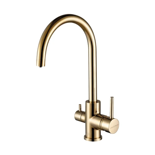 Смеситель Paulmark Essen с подключением к фильтру для воды Золото G