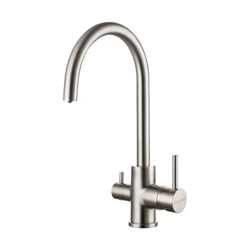 Смеситель Paulmark Essen с подключением к фильтру для воды Брашированная сталь