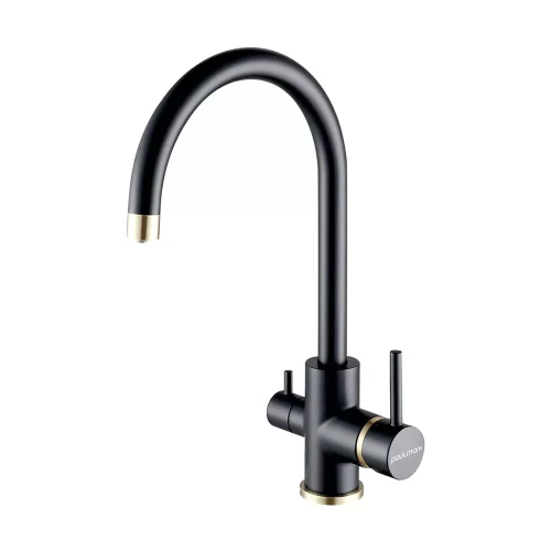 Смеситель Paulmark Essen с подключением к фильтру для воды Антрацит