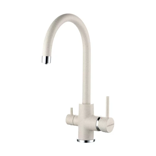 Смеситель Paulmark Essen с подключением к фильтру для воды бежевый