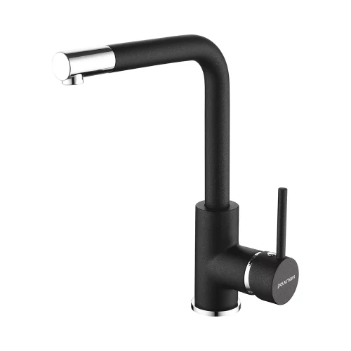 Смеситель Paulmark Honner с поворотным изливом черный