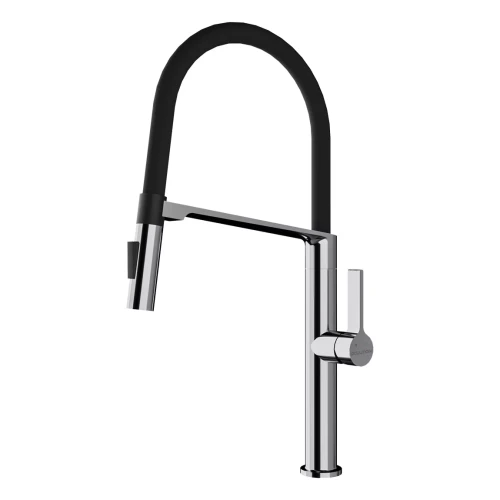 Смеситель Paulmark Barrel с гибким изливом Хром CR