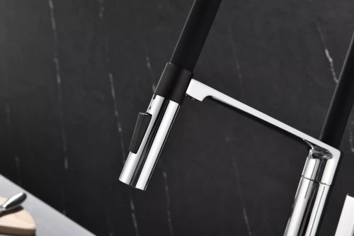 Смеситель Paulmark Barrel с гибким изливом Хром CR