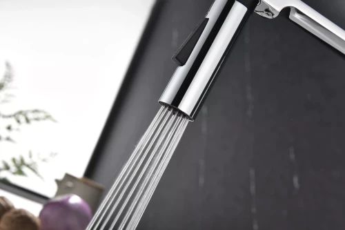 Смеситель Paulmark Barrel с гибким изливом Хром CR