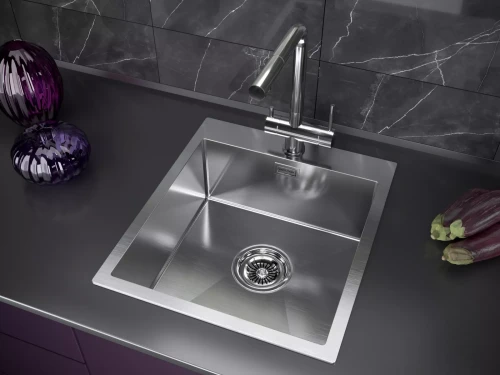 Смеситель с подключением к фильтру для воды Paulmark Skalen Брашированная сталь