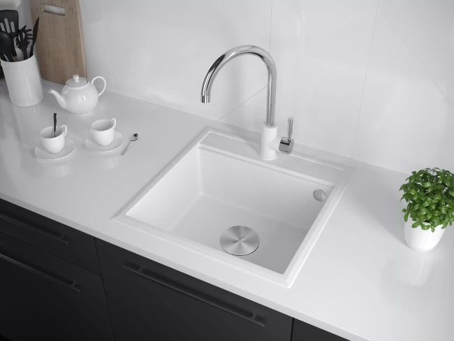 Кухонная мойка STEPIA 60 врезная из искусственного гранита