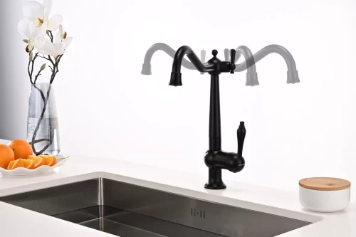 Смеситель в стиле ретро Paulmark Retro Антрацит