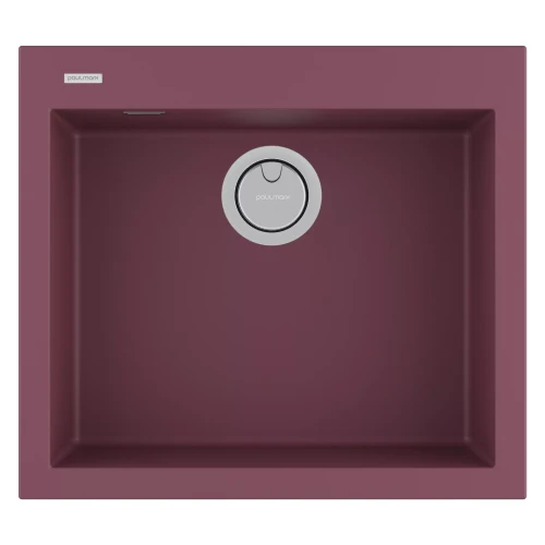 Кухонная мойка DECORATION 56 из искусственного камня Merlot