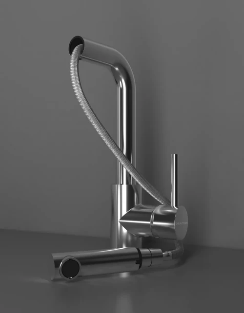 Смеситель Paulmark Kassel с выдвижным изливом Хром CR