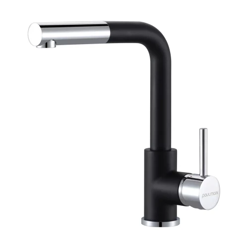 Смеситель Paulmark Kassel с выдвижным изливом Антрацит