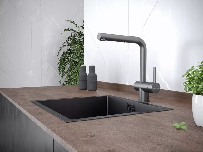 Смеситель Paulmark Dosse с вытяжным изливом