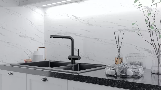 Смеситель Paulmark Dosse с вытяжным изливом