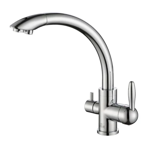 Смеситель из латуни Paulmark Essen с подключением к фильтру для питьевой воды Хром CR