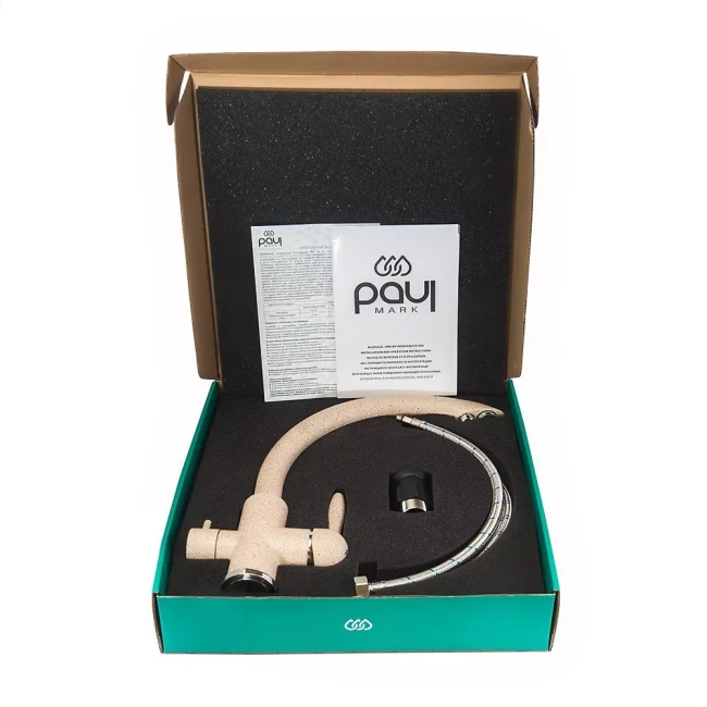 Смеситель из латуни Paulmark Essen с подключением к фильтру для питьевой воды