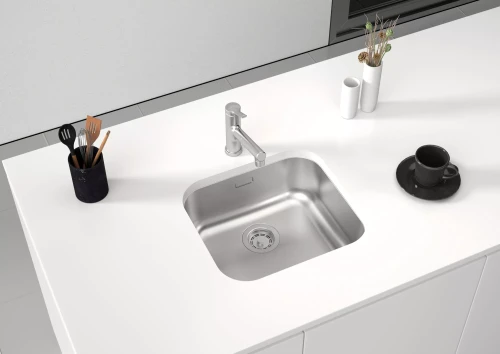 Кухонная мойка VELLO 48 UNI Брашированная сталь