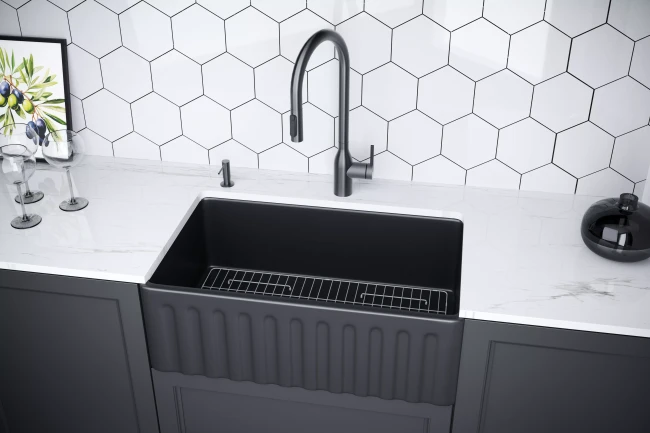 Кухонная мойка GLAMP 76 DUO керамическая