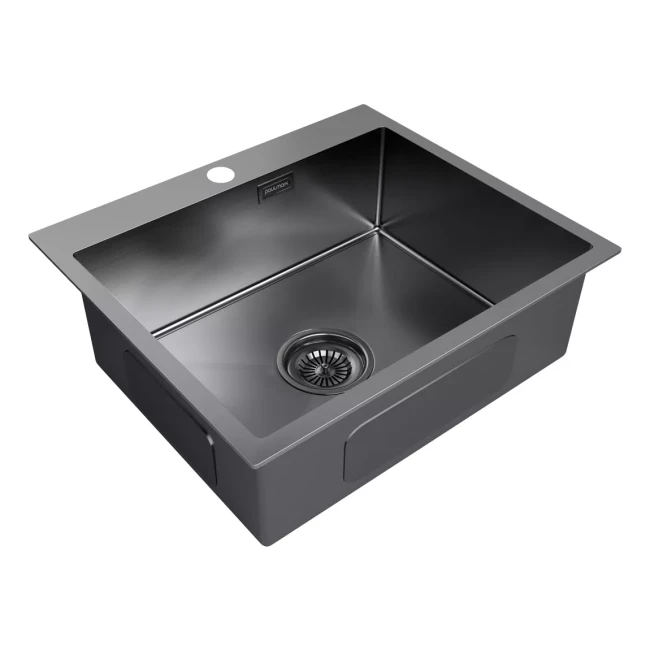 Кухонная мойка KRONER 59 из нержавеющей стали врезная