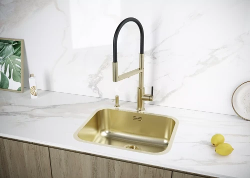 Кухонная мойка VELLO 53 UNI светлое золото