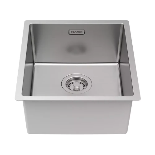 Кухонная мойка YUNI 39 UNI встраиваемая Брашированная сталь