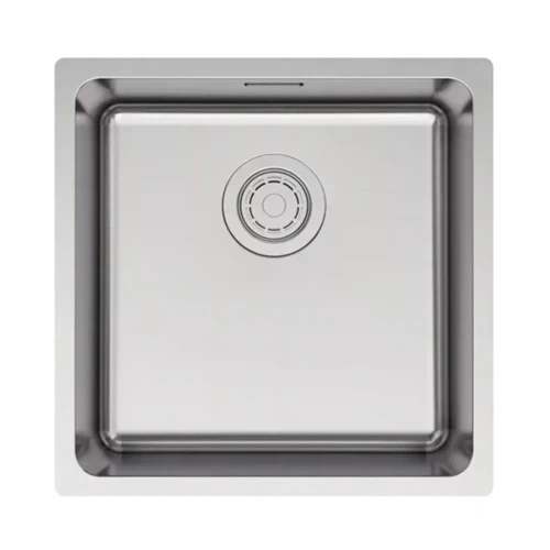 Кухонная мойка YUNI 44 UNI Брашированная сталь
