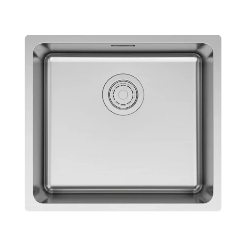 Кухонная мойка YUNI 49 UNI из нержавеющей стали Брашированная сталь